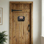 Plaque Toilette Bois Gravé Famille Complice Gravea